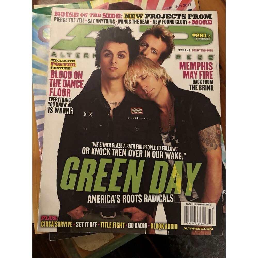 Alternative Press Issue 291.2 October 2012 Green Day Cover Poster